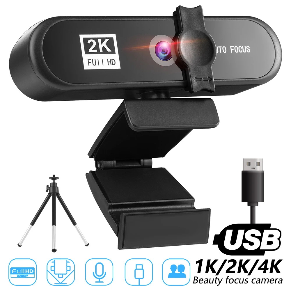 4K 1K 2K конференции ПК веб камера Автофокус USB Камера ноутбука настольного компьютера для офиса конференц дома