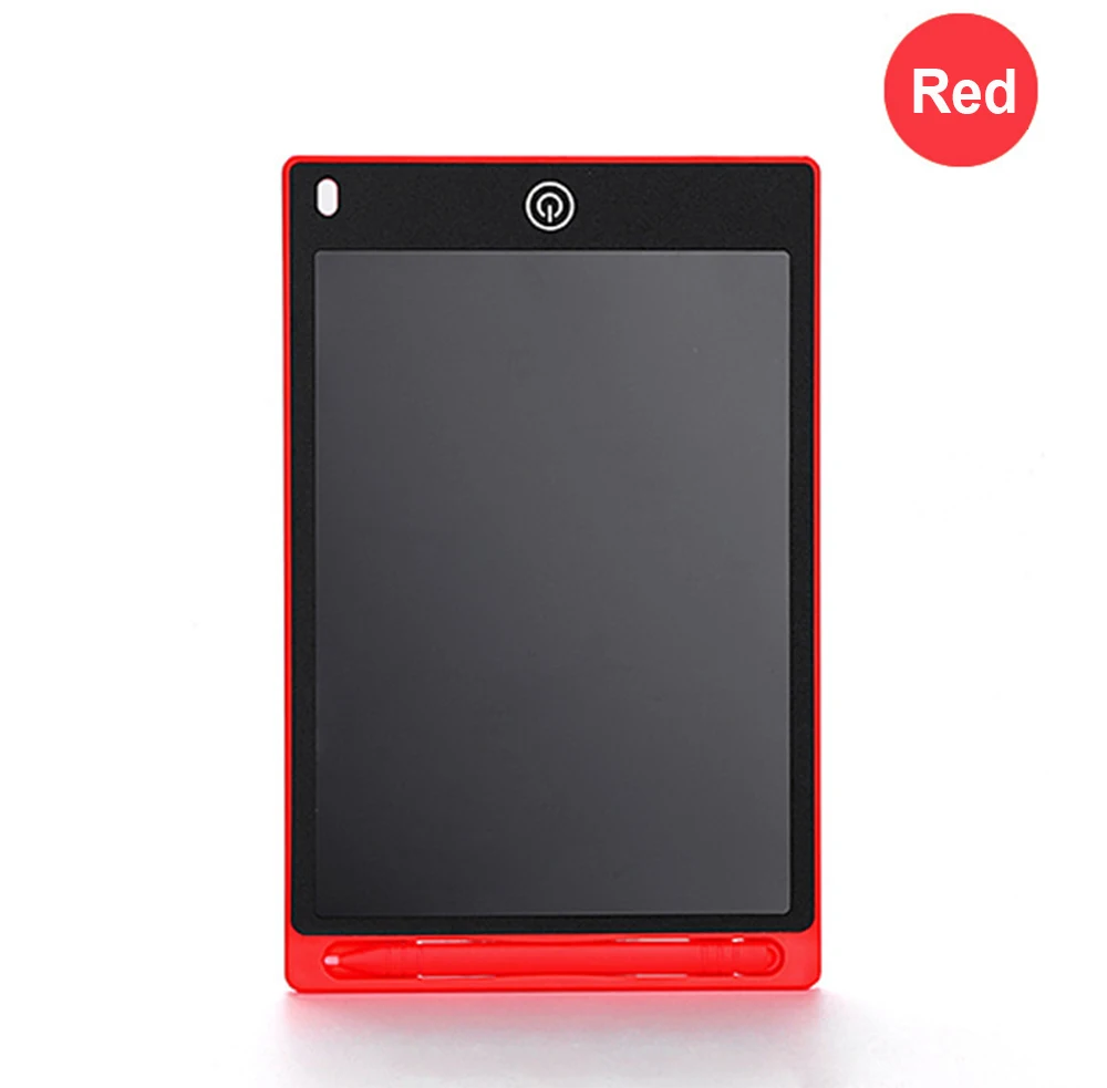 Планшет для письма 8,5 дюймов детская доска для рисования ЖК цифровой для рукописного ввода на планшете колодки портативный электронный планшет ультра-тонкая панель - Цвет: Red