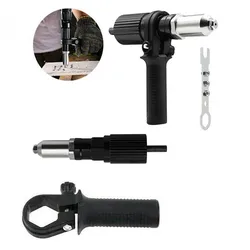 Adaptateur de pistolet à Riveter électrique, connecteur de tête, outils à main professionnels, ensemble pour perceuse sans fil, écrou électrique, riveteuse 