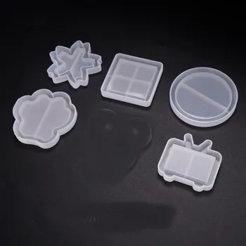 

1PCS Translucent Silicone Mold Quicksand Mold DIY Jewelry Making Tool Moulds UV Epoxy Resin Decorative Craft Wholesale