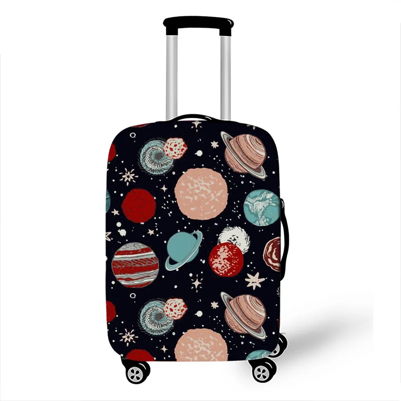 Travel Accessories Eiffel Tower Luggage Case Protective Cover Waterproof Thicken Elastic Suitcase Trunk Case Apply 18-32 Inch XL - Цвет: 10
