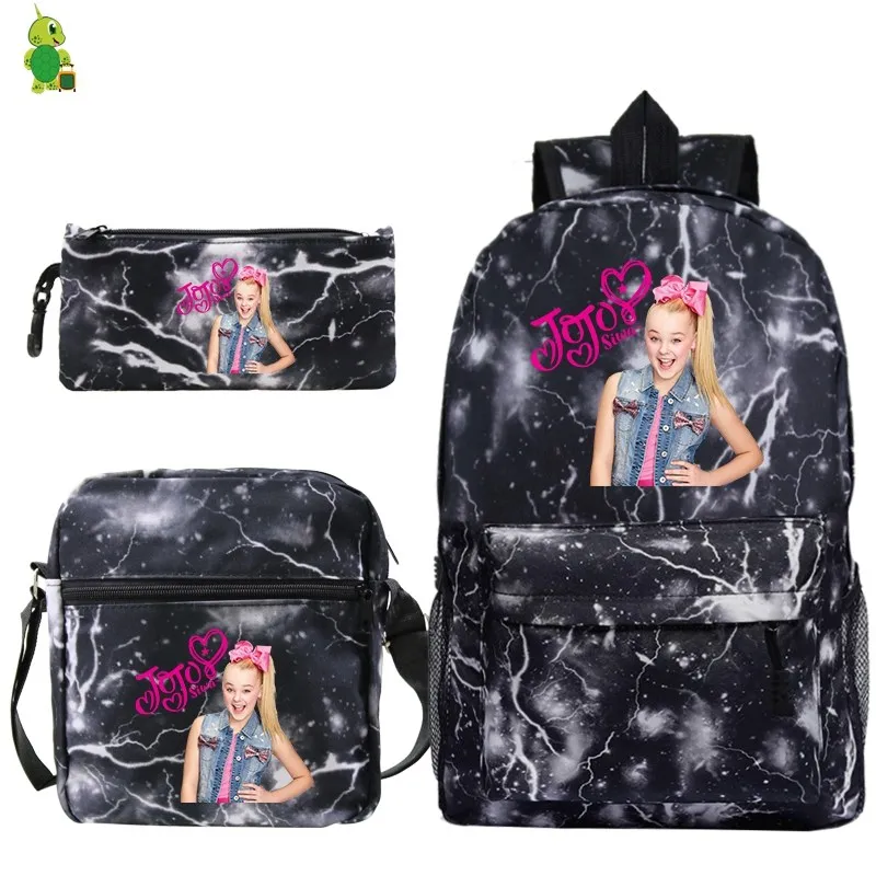25 Mochila Jojo Siwa рюкзак 3 шт./компл. школьные сумки для мальчиков и девочек Дорожная сумка на ремне сумки Для женщин рюкзак рюкзаки сумки на плечо bagpen сумки - Цвет: 25