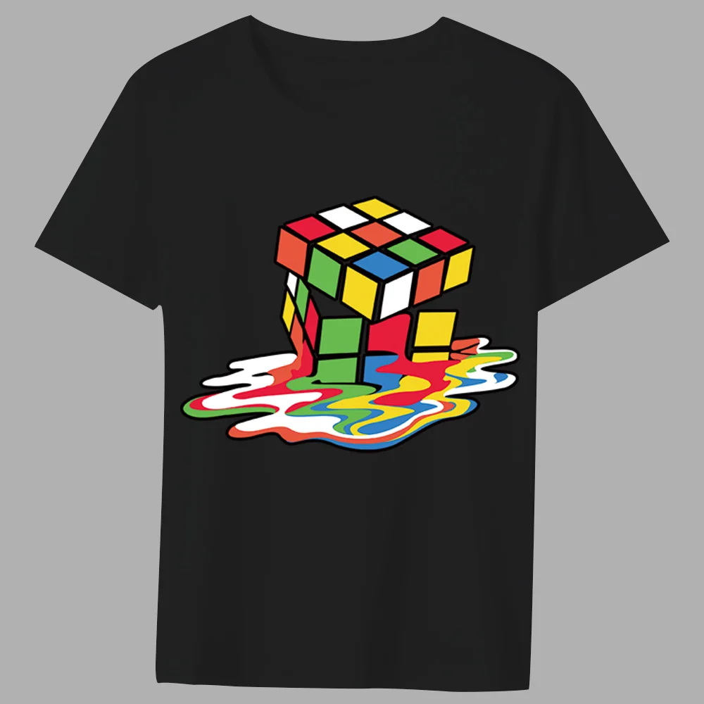 Mode T-shirt männer Klassische Schwarz 3D Druck Muster Serie Alle-spiel Casual Einfache Oansatz Pendler Komfortable Top T-shirt