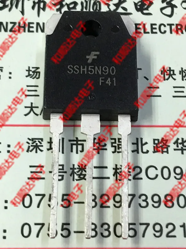 5 шт./SSH5N90 TO-3P 900V 5A TO3P