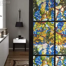 60*300 см декоративная оконная пленка, солнечное стекло, непрозрачные Стикеры, рождественские наклейки, съемная оконная крышка, стеклянная клейкая пленка