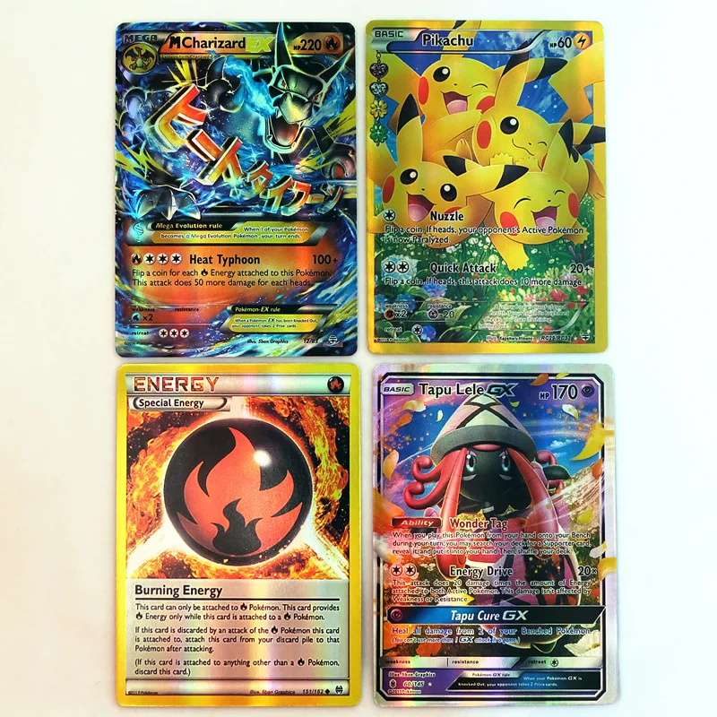 TAKARA TOMY карта покемона игровые карты EX MEGA GX Tag team пакет карточные игрушки для детей