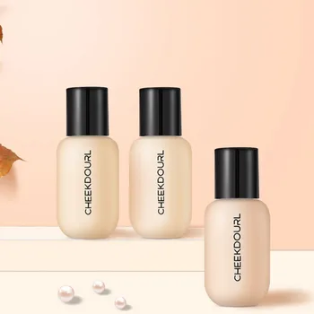 

Matte Oil Control Concealer Foundation Cream Base Makeup Professional Face Liquid Foundation light-thin Long Lasting Foundation