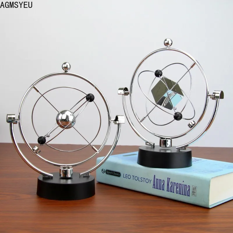 

Креативная вращающаяся модель-шар AGMSYEU, маленькое украшение для гостиной, офиса, дома, настольное украшение, подарки для друзей,