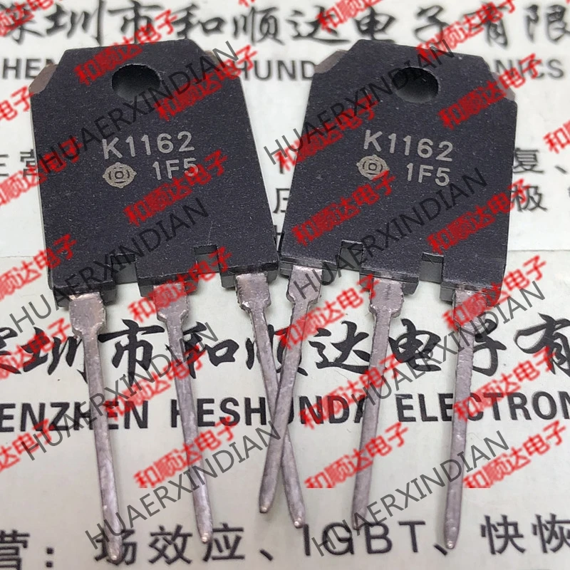 5 шт., новые оригинальные кнопки K1162 2SK1162 TO-3P 500V 10A на
