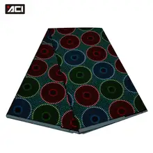 ACI 6 ярдов/шт африканская восковая ткань настоящий, из Анкары воск блок печати ткань Tissu Africain для Patchwork ворка