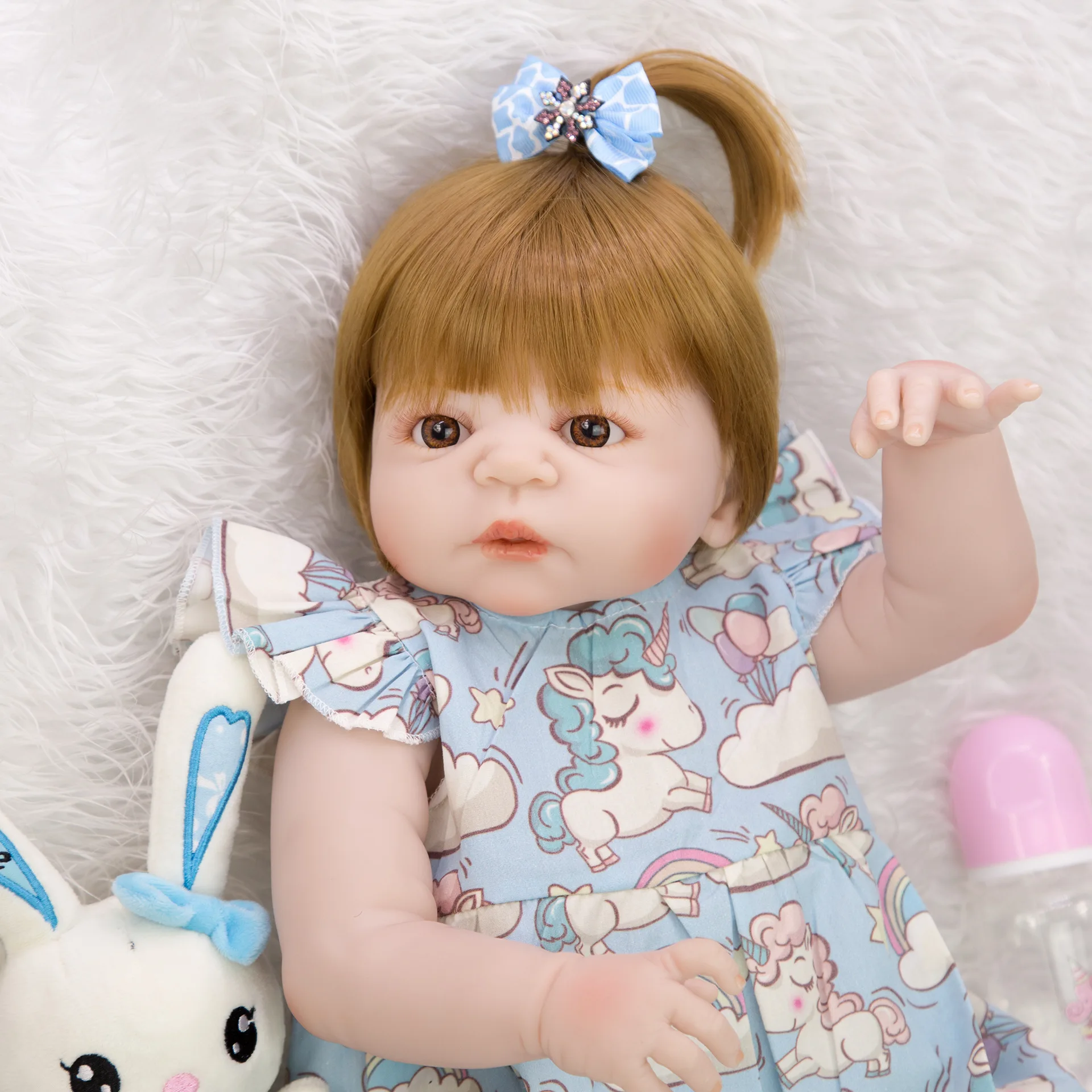 2" 55 см игрушка тело Кукла Reborn Baby Doll девочка кукла игрушка для девочки принцесса детские куклы Дети День рождения Рождество подарки игрушка для ребенка