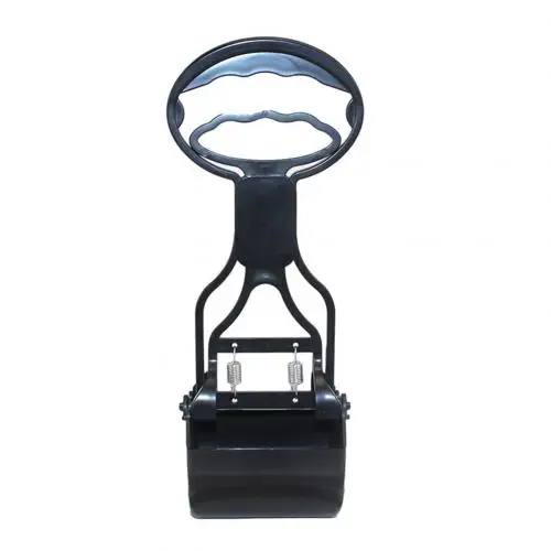 TINGHAO собака с длинной ручкой Pooper Scooper Poop совок для уборки средство удаления экскрементов - Цвет: Черный