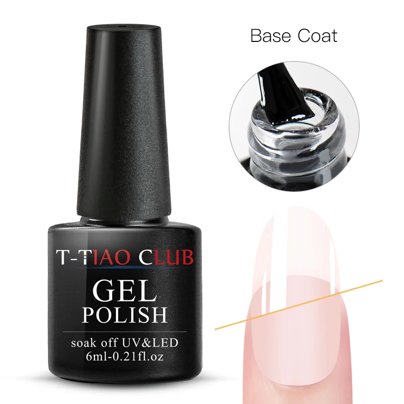T-TIAO-клуб, чистый цвет, розовое золото, блестящий Гель-лак для ногтей, лак для ногтей, замачиваемый, для маникюра, УФ светодиодный Гель-лак, верхнее Базовое покрытие, сделай сам, дизайн ногтей - Цвет: HS04082