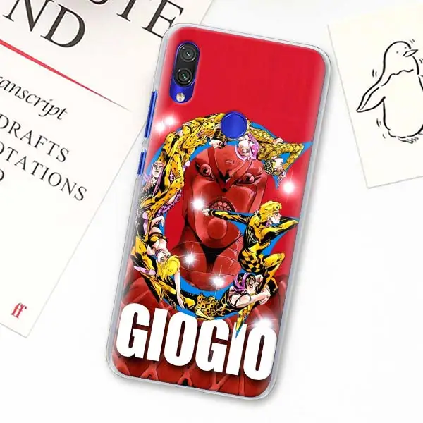 JOJO 39 s странные приключения японский чехол для телефона аниме чехол-накладка для Redmi Note 5, 6, 7, 8 Pro 8T S2 GO Redmi 7 7A 8A K20 Pro 6 6A 5 плюс Жесткий Чехол - Цвет: H08
