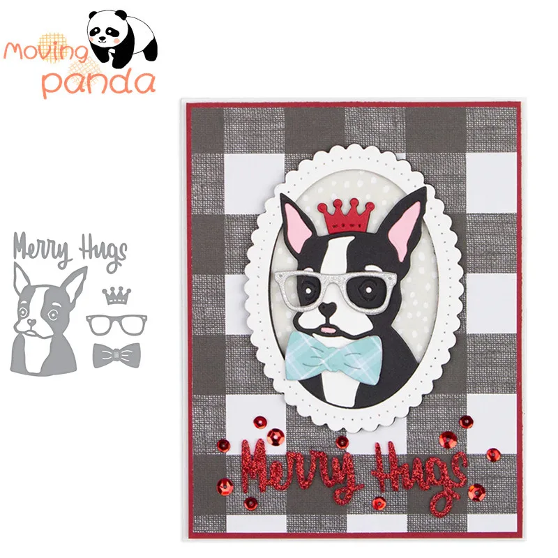 

Christmas dog Metal Cutting Dies DIY Photo Album Scrapbooking Embossing Stencils Paper Art Embossing Cutting Die Template