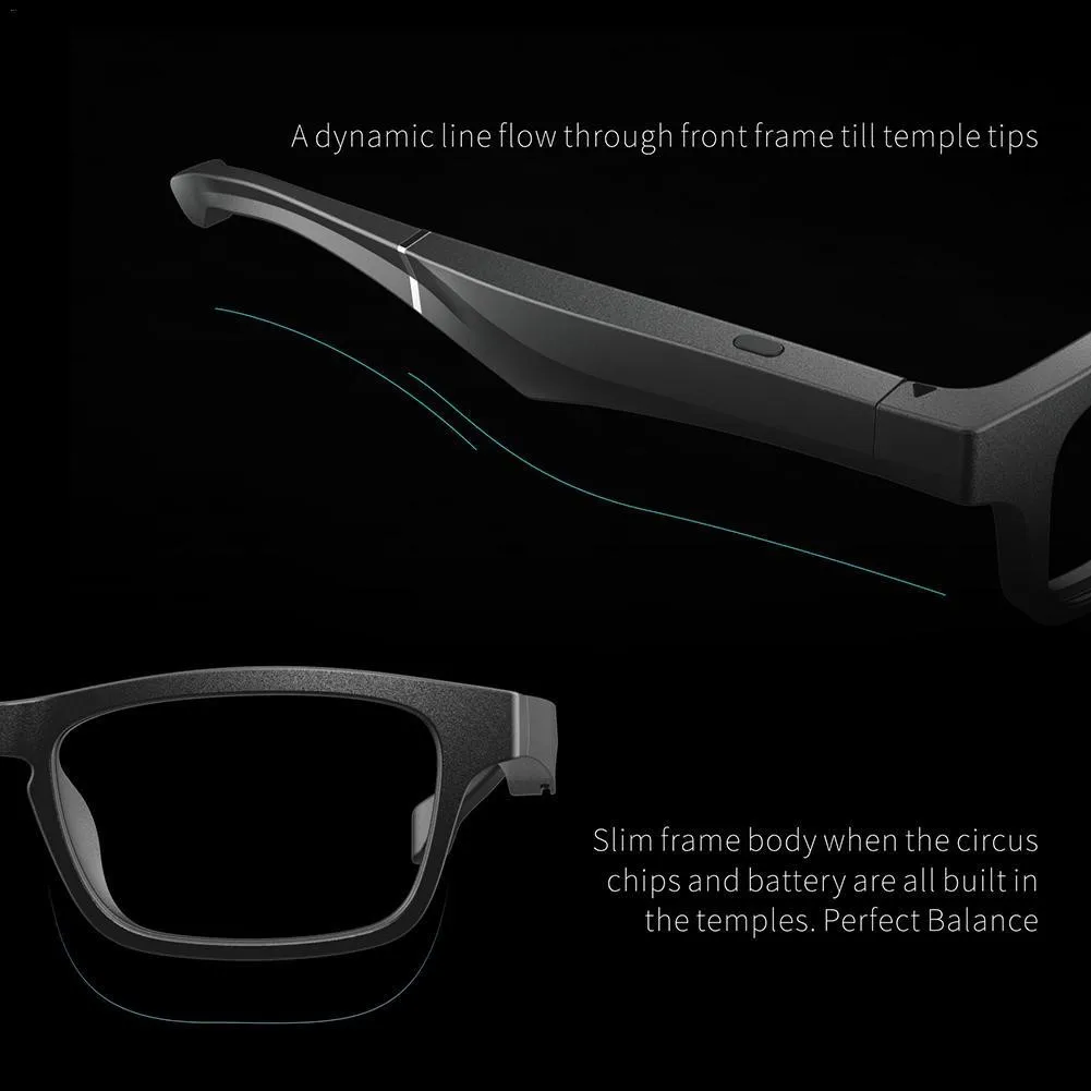 K1 Wireless Headphones Smart Bluetooth Waterproof Headset Glasses Sports Anti-Blu-ray Earphones Built-in Speaker