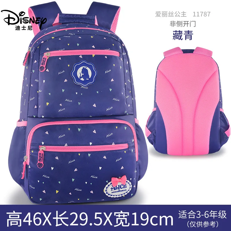 Оригинальный школьный портфель Disney для учеников средней школы легкий рюкзак в