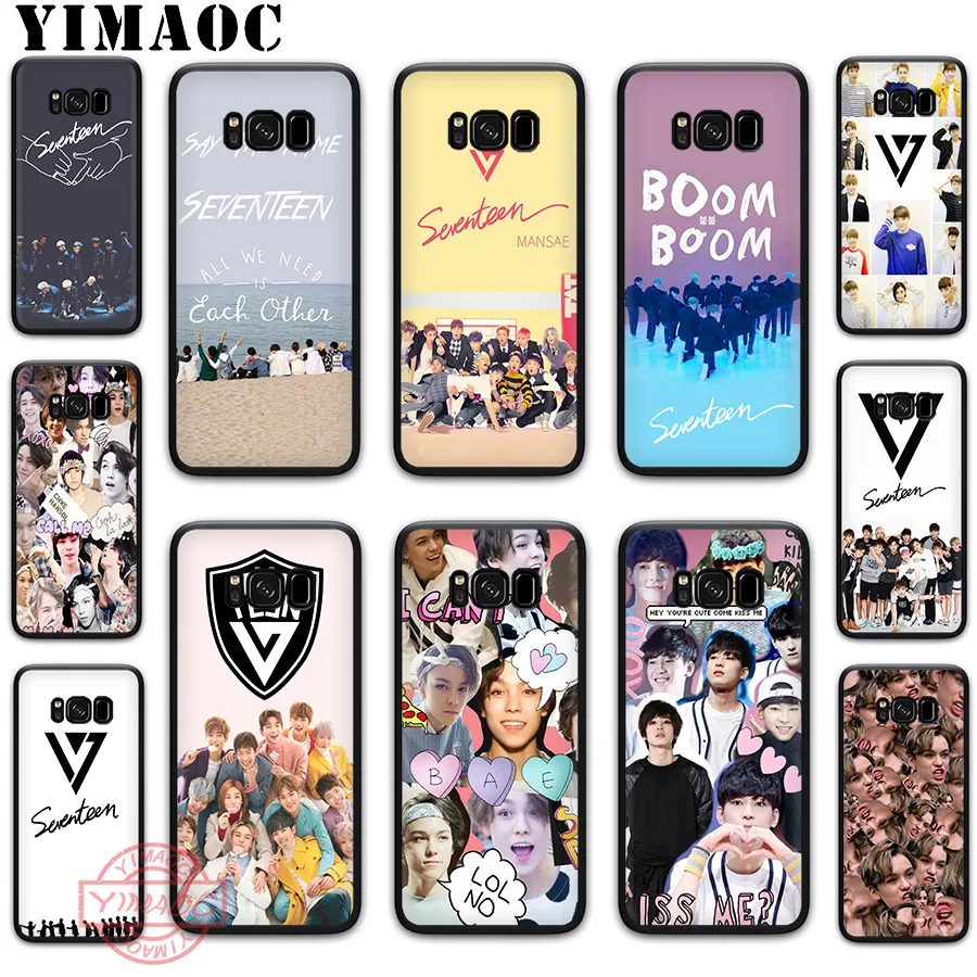 Мягкий чехол YIMAOC Seventeen JEONGHAN 17 для Samsung J4 A20E A70S A51 A71 A81 A91 J6 Prime J8 2018 J7 Duo | Мобильные