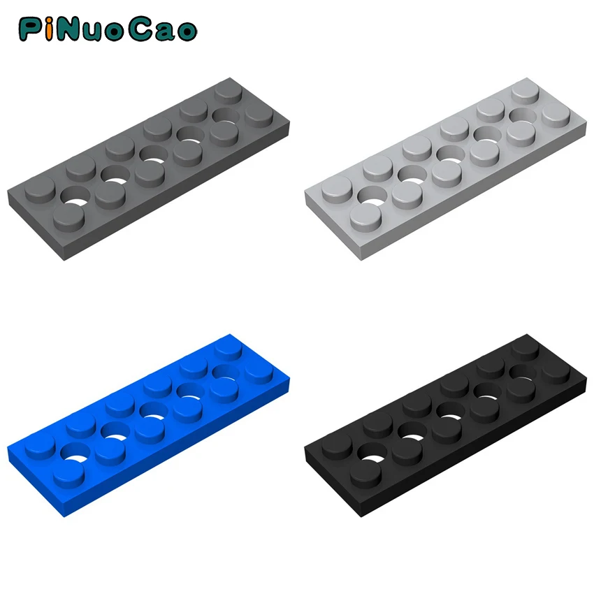 PINUOCAO 32001 10 шт. MOC технология кирпичи пластина 2x6 с 5 отверстиями Строительные блоки