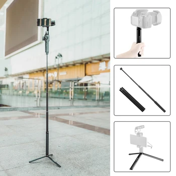 

Extension Rod for Gimbal Adjustable Selfie Stick Tripod for DJI Osmo Mobile 3 2/Feiyu/Zhiyun Smooth 4 Camera Video Vlog Handheld