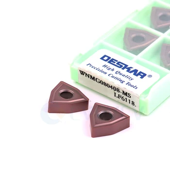 

WNMG080404 MS WNMG080408 MS LF6118 100% original Carbide inserts CNC lathe turning tool Turning inserts Stainless steel tools
