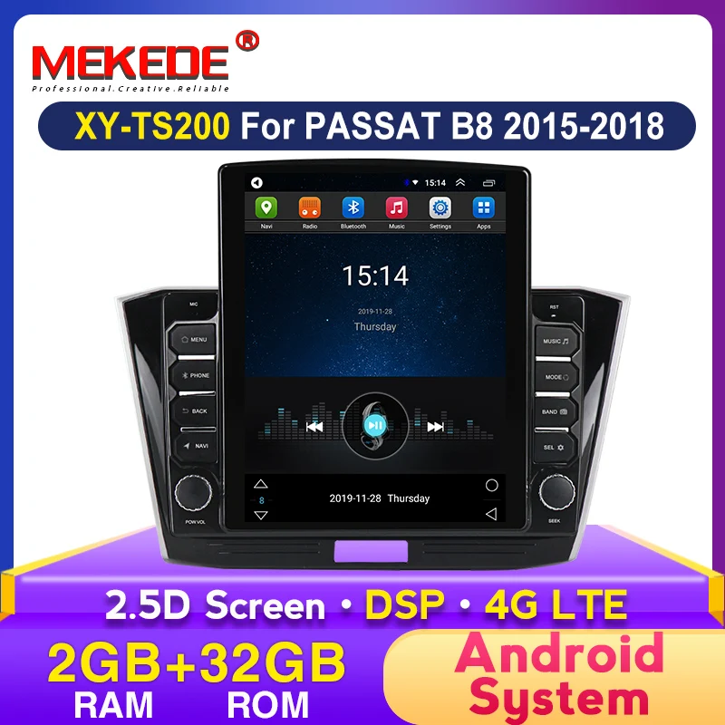 HD 1024x768 9 7 &quotTesla экран для VW Passat b8 Magotan 2015-2018 android автомобильный Радио