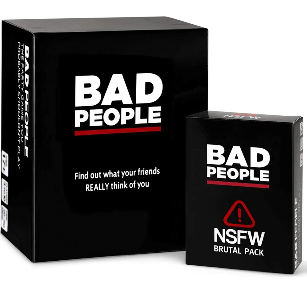 Игра BAD PEOPLE вечерние NSFW плата расширения настольная игра узнайте что ваши друзья