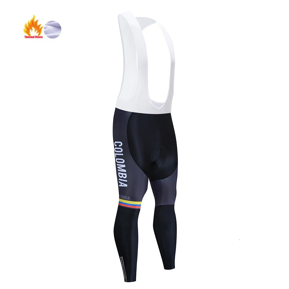 Pro Team, комплект Джерси для велоспорта, Мужская одежда для велоспорта Ropa Ciclismo, Зимняя Теплая Флисовая одежда для велоспорта - Цвет: Cycling pants