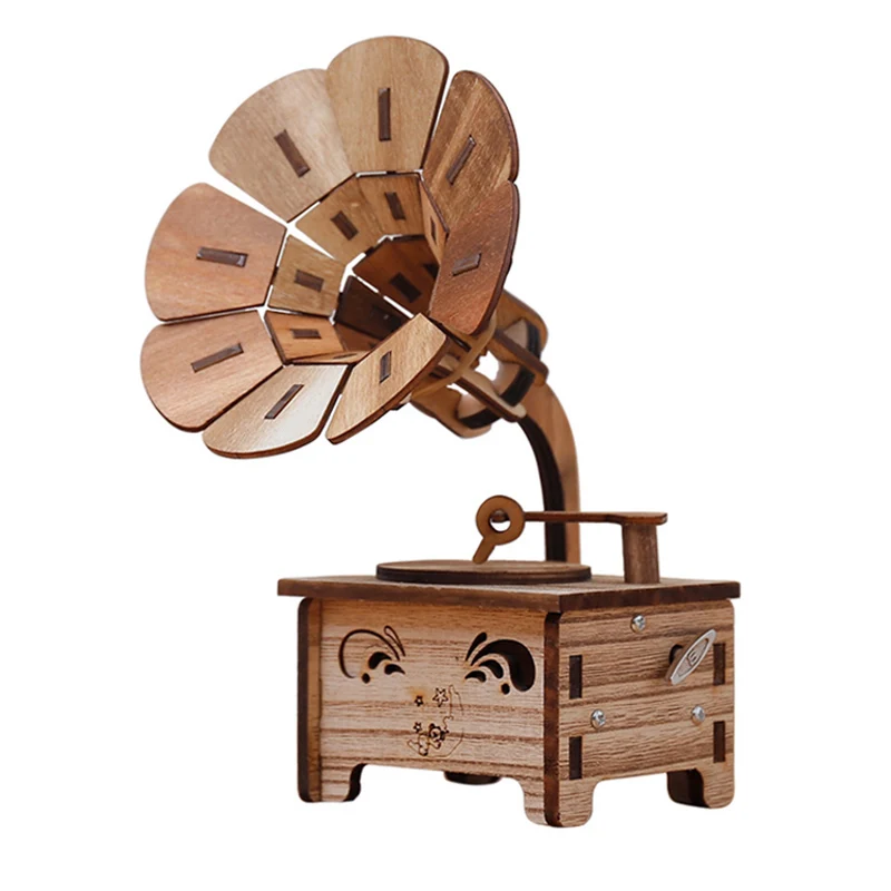 Детский подарок на день рождения граммофон винтажное украшение для дома