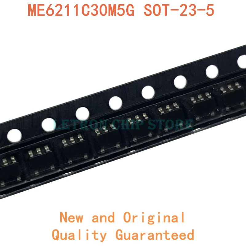 20 шт ME6211C30M5G СОТ-23-5 3V SOT23-5 SMD LDO линейный регулятор чип новый и оригинальный IC Чипсет