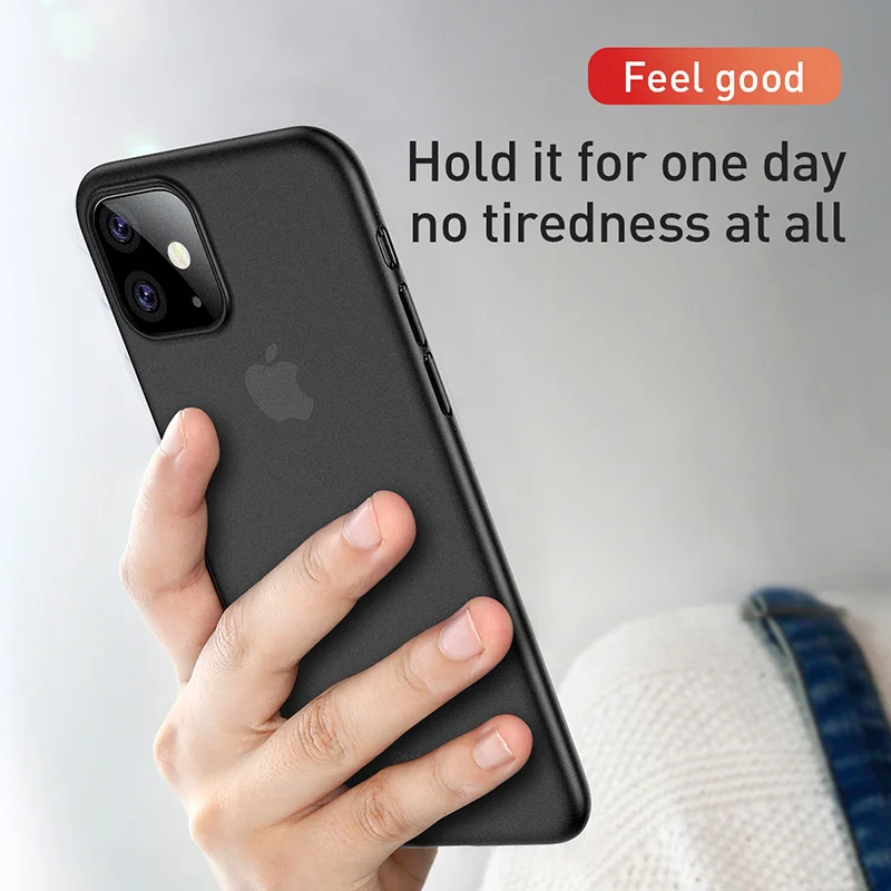 Роскошный чехол для телефона Baseus для iPhone 11 Pro Max Xs Max Xr X 11Pro, задняя крышка 0,4 мм, Ультратонкий чехол из полипропилена для iPhone11