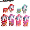 JASTER Cartoon the new unicorn Pen Drive 64GB 32GB usb Flash Drive Pendrive 16GB 4GB Memory Stick u disk fashion gift ► Photo 3/6