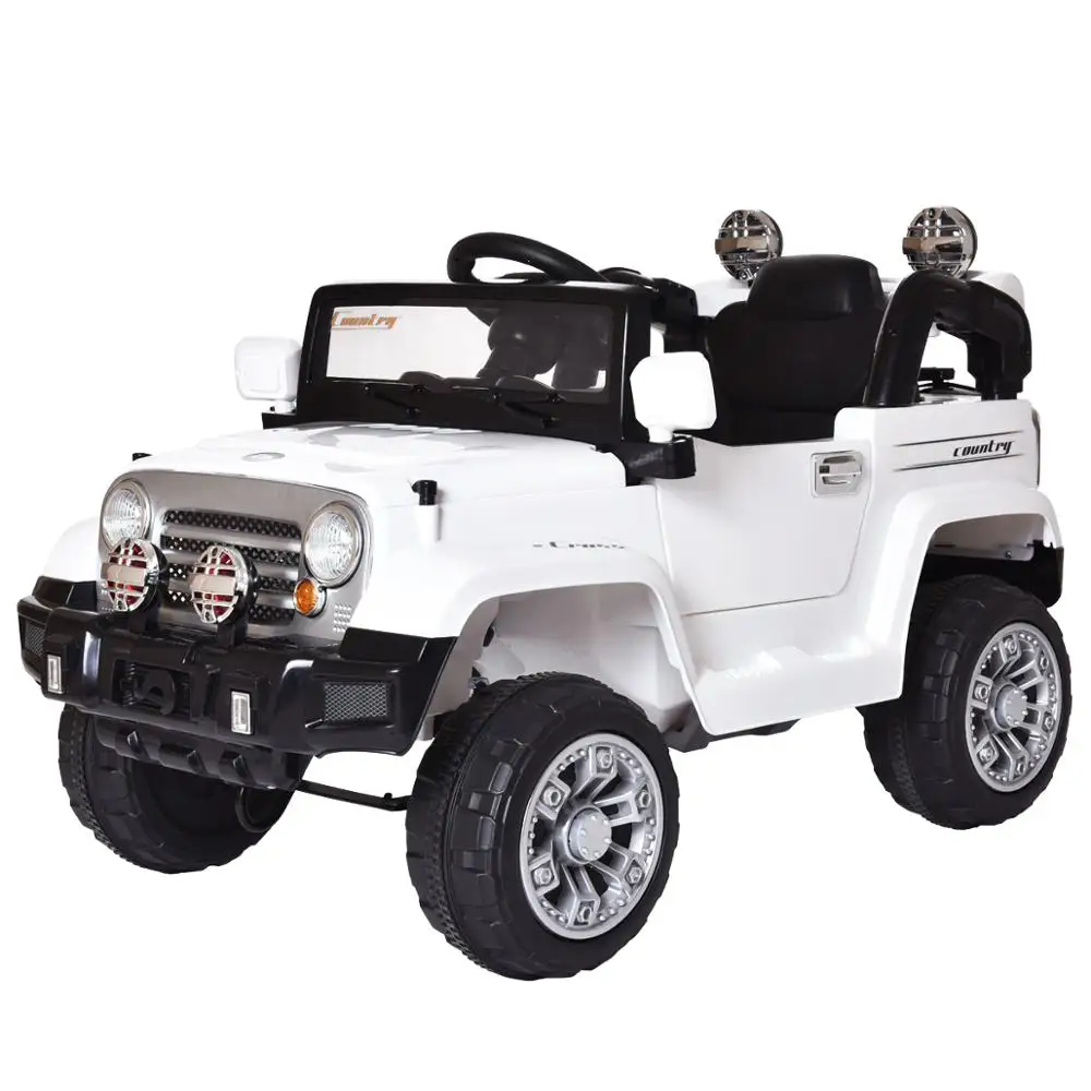 

12V Battery Powered Kids Electric Ride On Car Truck With Remote Control LED Lights Double Open Doors Music Children Toy CL5761