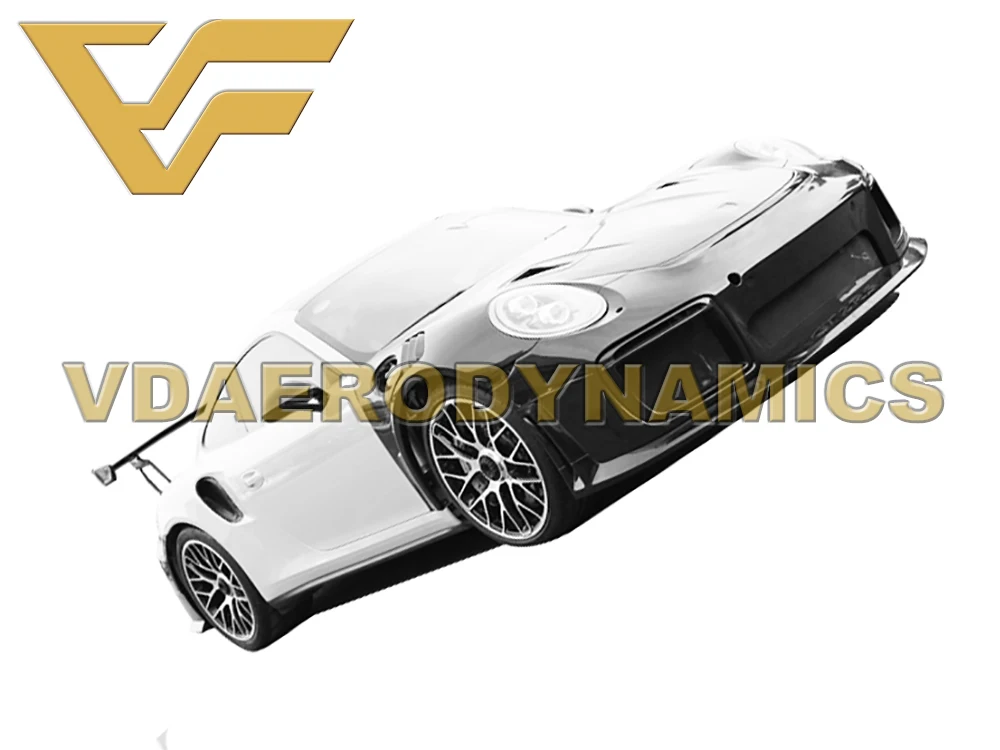 Подходит для 15-19 991,2 Porsche 911 Turbo S VAD-GT2RS полный комплект кузова-передний бампер задний бампер боковые юбки крылья спойлер капот