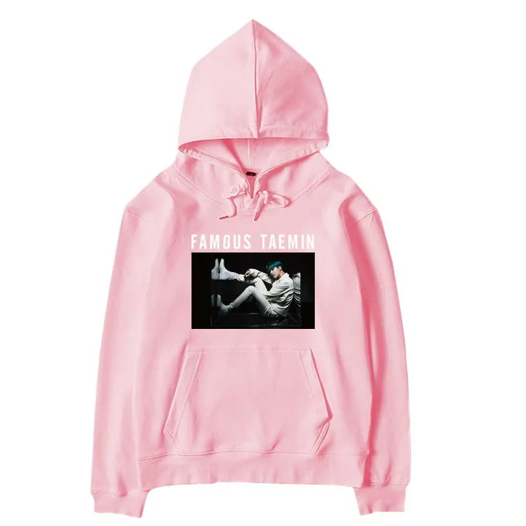 fleece Shinee taemin известный альбом taemin тот же фото пуловер с рисунком толстовки унисекс kpop флис/Тонкий Свободный свитшот - Цвет: fleece