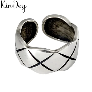 

Romantic Sweet Silver Color Cross Pattern Rings for Women Lady Adjustable Size Rings bague femme