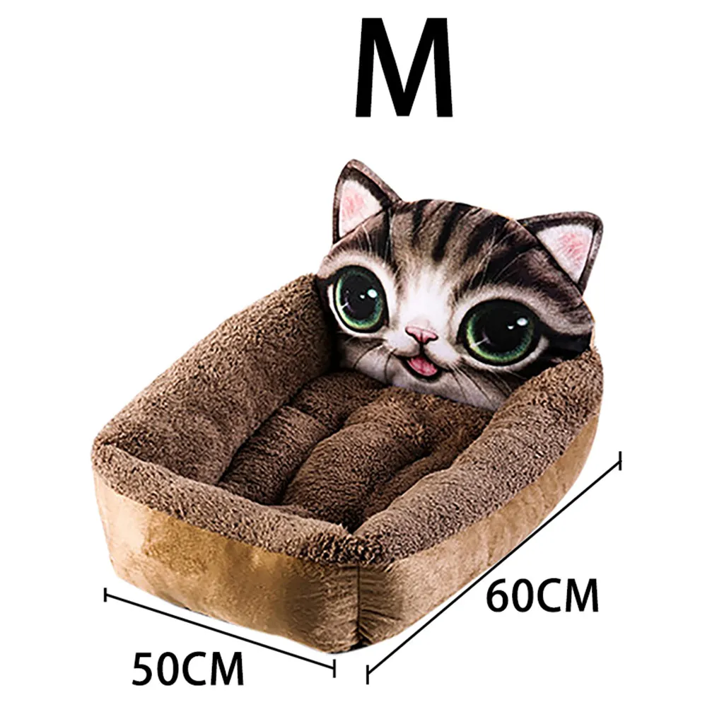 Новая мода моющийся Мягкий питомник собачий наполнитель для домашних животных глубокий сон удобная кровать для кошек