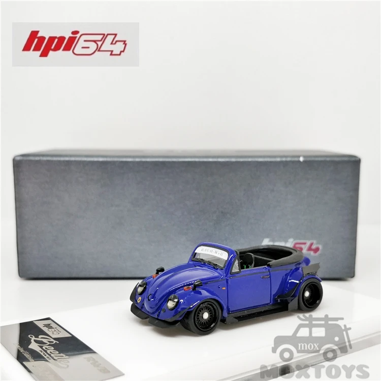 Модель автомобиля Hpi64 1:64 VW RWB-Beetle Blue Convertible Resin | Игрушки и хобби