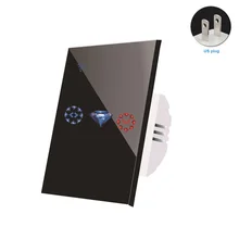 Домашний гараж приложение слепой кнопки сенсорное управление мотор дверь инструмент спальня рольставни гостиная умный занавес переключатель Wifi панель