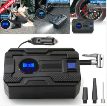 

Mayitr 1pc 12V 150PSI Car Air Compressor 120W Digital Tyre Electric Inflator Pump Portable Design for Car Wash & Maintenance