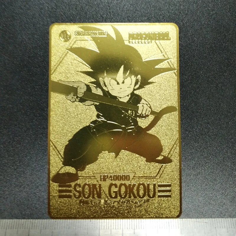 Dragon Ball карты супер металлическая карта ультра инстинкт Гоку джирен экшн игрушки Фигурки издание игры флэш карты коллекция карт