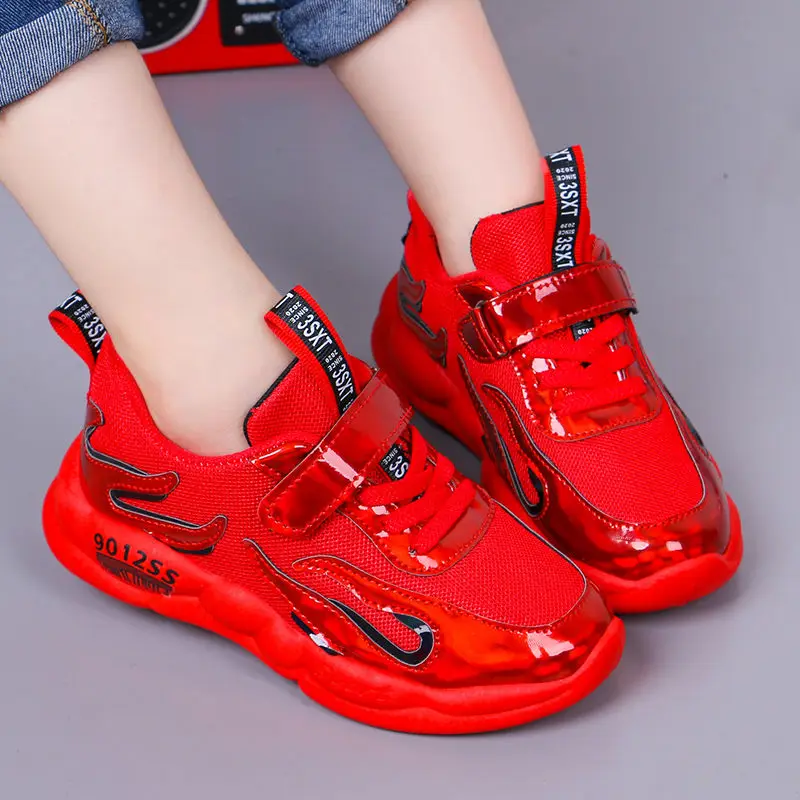 Детская обувь Легкие дышащие кроссовки без застежки для прогулок теннисные с