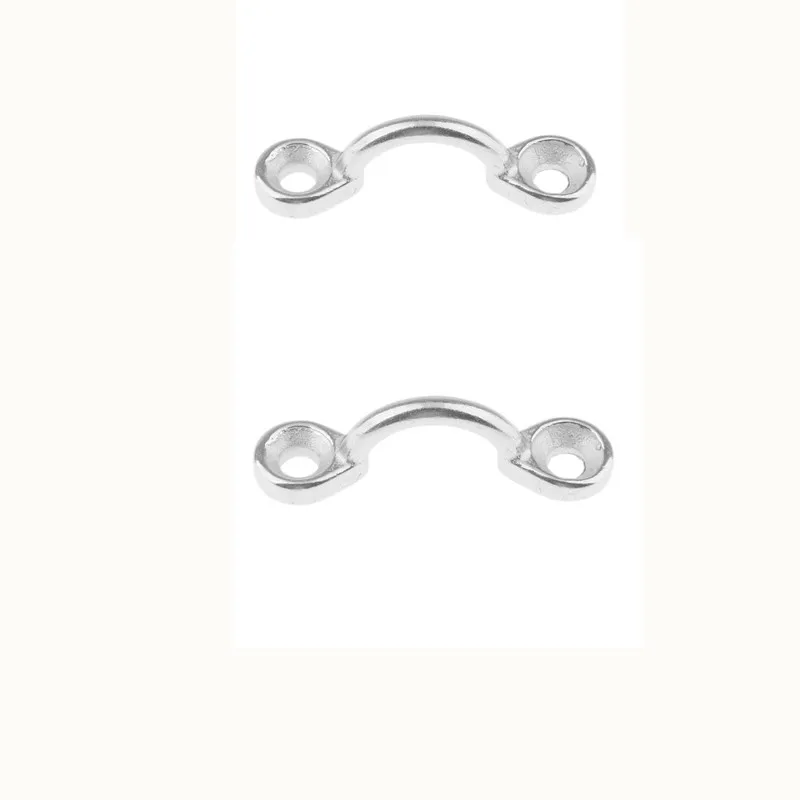 

4PCS Marine Grade Stainless Steel Heavy Duty Cast Boat Wire Eye Strap