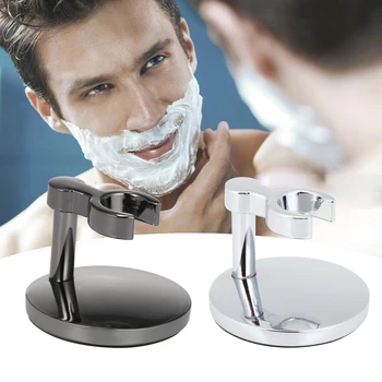 

1pcs Safety Shaving Razor Bracket Beard Razor Holder Mustache Removal Shaving Tool Storage Bathroom Razor Stand Metal Holder