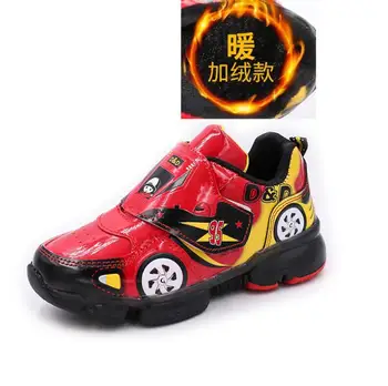 

Boys luminous Sneaker Girls Spiderman Kids Led Sports Shoes With Lights Spring running Shoes Children Toddler Baby Shoes Autumn