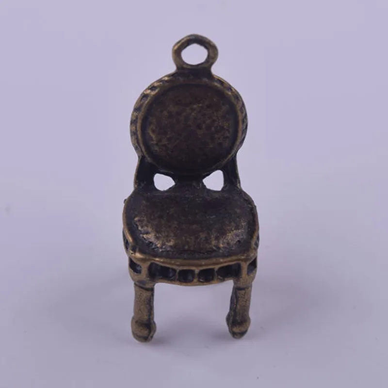 20pcs/lot Bronze Tone Vintage Chair Charms Necklace Pendant Handmade Jewelry Accessories Wholesale Findings | Украшения и