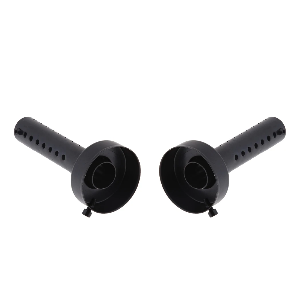 2 x 60mm Black Motorcycle Exhaust Muffler Insert Baffle Can Removable Universal
