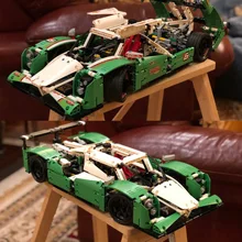 Характеристики 2-в-1 модель 24 часа в сутки гоночный автомобиль внедорожник гонщик набор Молниеносная связь V8 двигатель Описание Voiture классических автомобилей-блоки для сборки игрушки