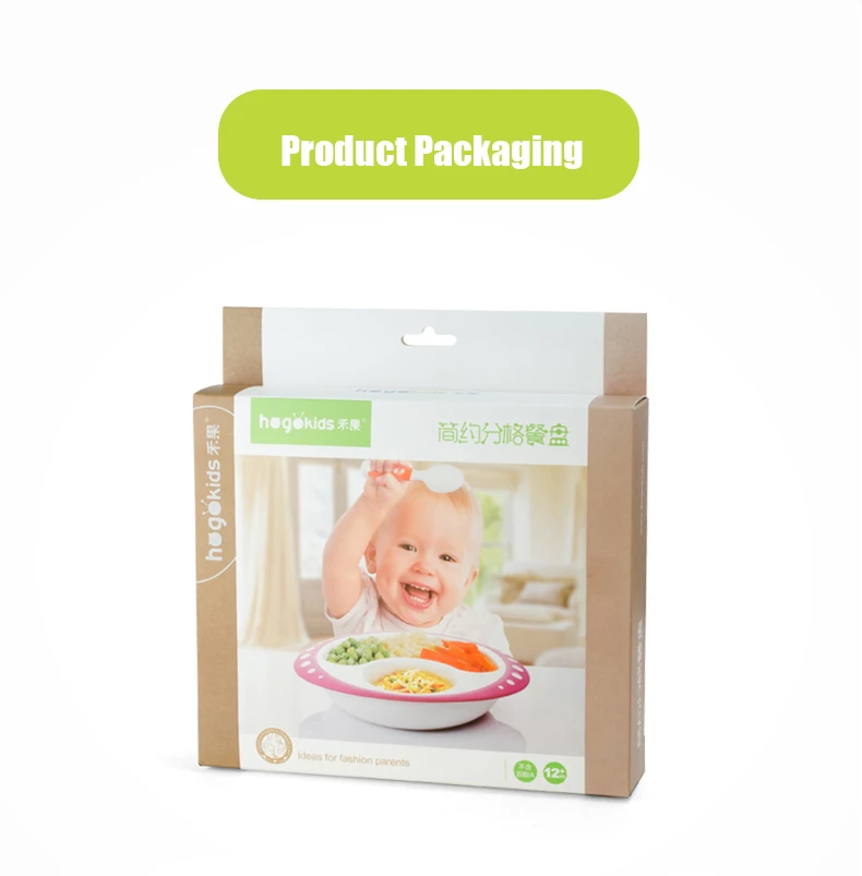 Hogokids детское Кормление PP детские блюда Детские тарелки детская тарелка безопасная посуда вспомогательная чаша разделительная тренировочная чаша