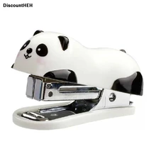1 шт. мультфильм Мини панда степлер набор школьные офисные принадлежности канцелярские бумага переплет книга